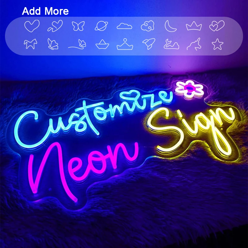 

Custom Name Neon Sign Wedding Decor Name Neon Sign Neon Sign For Kids Personalized Gifts Bedroom Home Decor Birthday Gifts