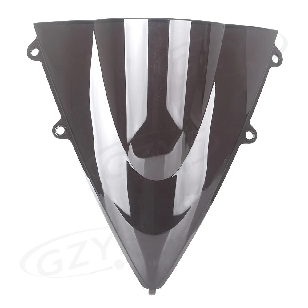 Черные ветровые дефлекторы для мотоцикла ветрозащитный экран с двойным пузырем