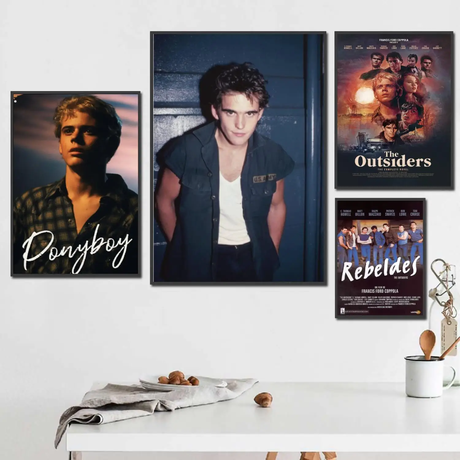

the outsiders movie 24x36 Decorative Canvas Posters Room Bar Cafe Decor Gift Print Art Wall Paintings