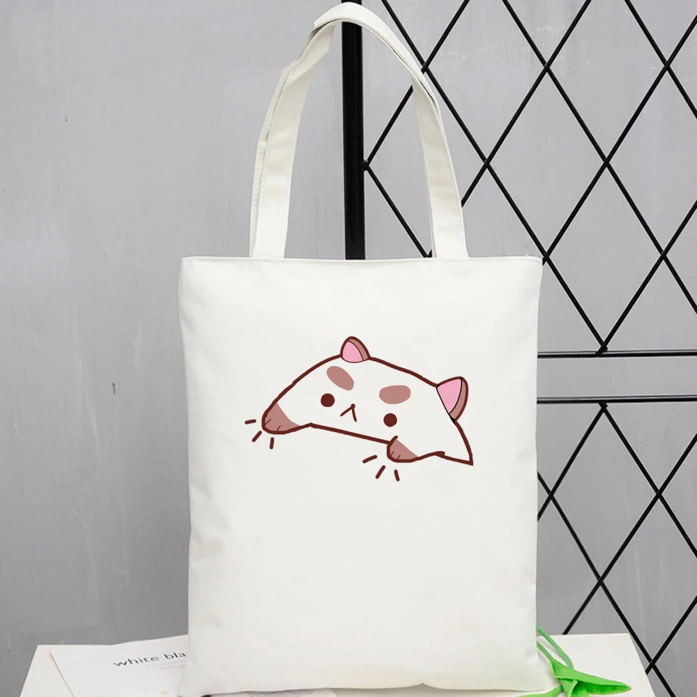 

Сумка для покупок puppycat, перерабатываемая сумка, Джутовая сумка, многоразовая сумка для покупок, Сетчатая Сумка, женская сумка