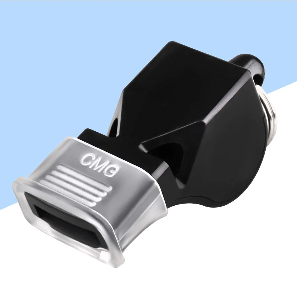 

Баскетбольный судья свисток тренировочный черный свисток с регулируемым съемным шнурком для футбольных чиновников