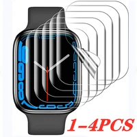screen protector clear full protective film for apple watch 7 6 se 5 45mm 40mm 41mm 44mm not glass for iwatch 4 3 2 1 38mm 42mm