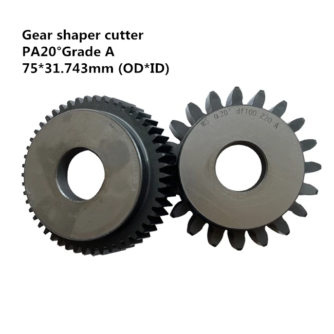 

Диаметр 75*31,743 мм PA20 градусов класса A W6 шестеренчатая форма r резак форма чаши прямой зуб