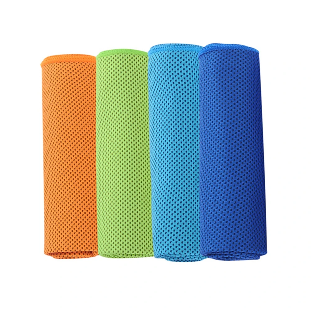 

4PCS Outdoor Sport Ice Towel Rapid Instant Cooling Microfiber Quick-Dry Towels Fitness Yoga Gym Running Wipe Sweat Towels