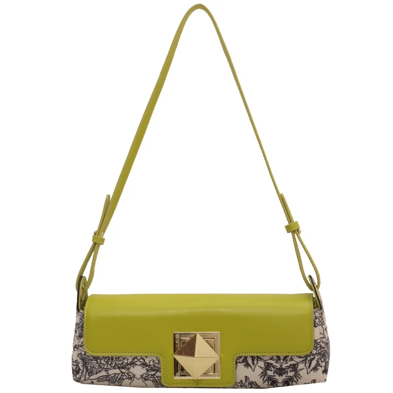 

Panelled Women's Bag 2022 Trend Luxury Designer Handbag Female Woman Handbags and Purses Women Underarm Bags Flap Bags