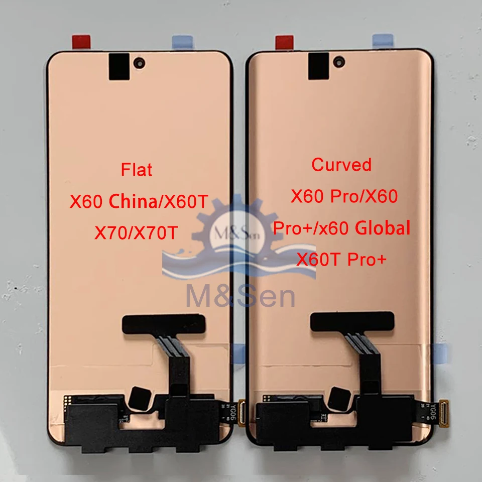 

Original For Vivo X60 China X60T LCD Display X70 X70T LCD Screen Touch Panel Digitizer For Vivo X60 Pro+ x60 Global X60T Plus