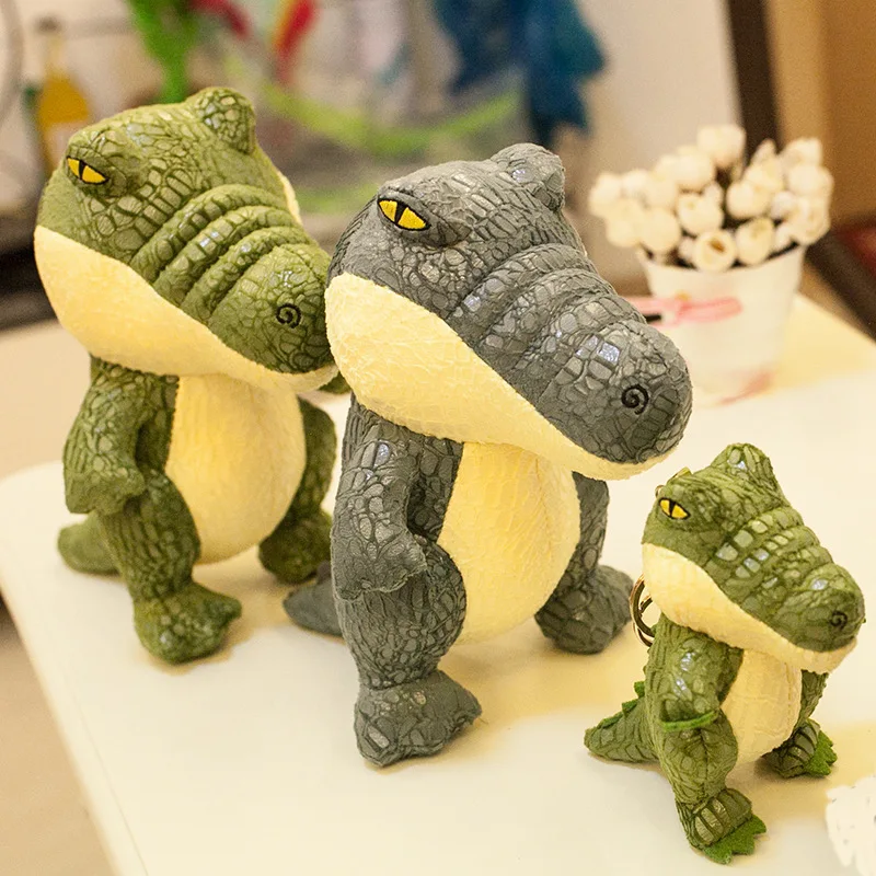

12CM-23CM Plush Animal Real Life Crocodile Plush Toy Simulation Crocodile Doll Kawaii Creative Pendant Home Office Decoration