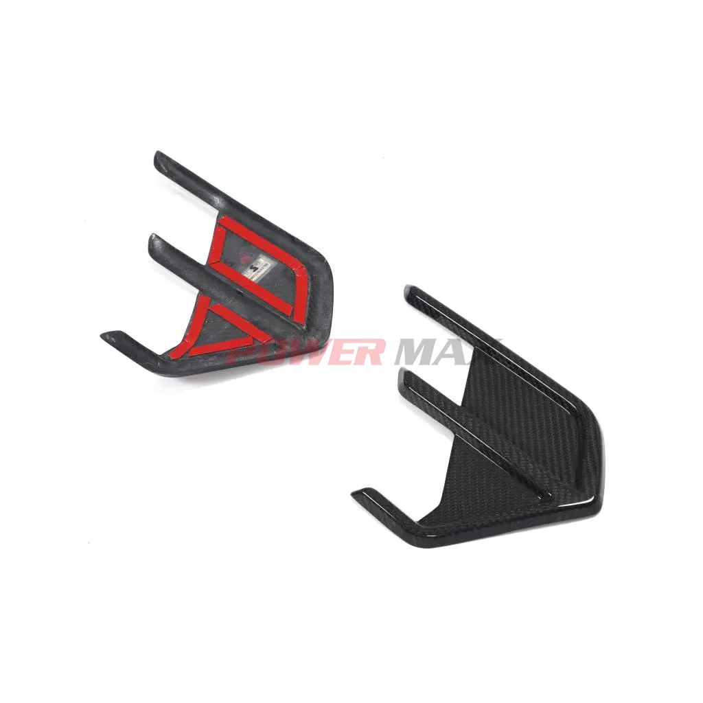 Задние канаты из сухого углеродного волокна в стиле ABT для Audi RS7 C8 задний сплиттер