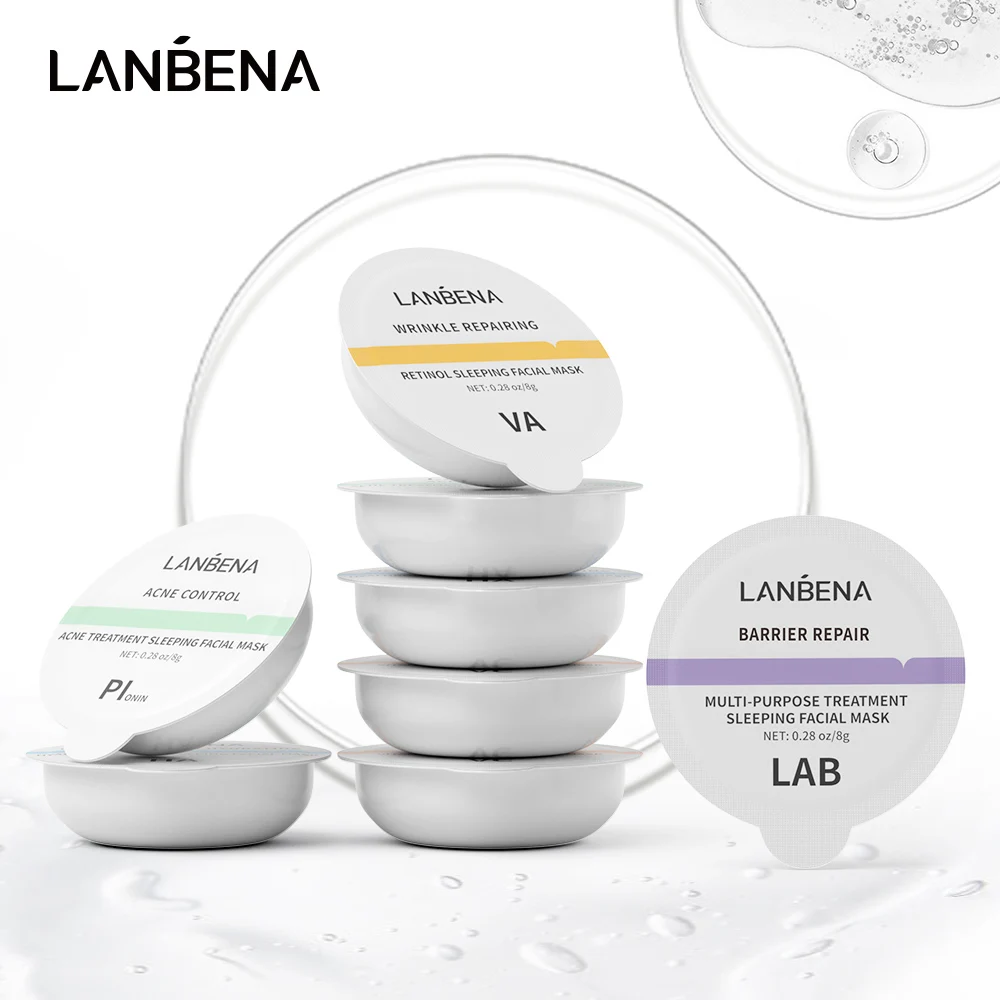 Отбеливающая увлажняющая Антивозрастная маска для лица с гиалуроновой кислотой