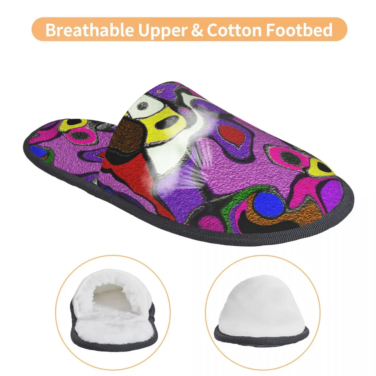 Изготовленные на заказ домашние тапочки из мягкой пены с эффектом памяти женские