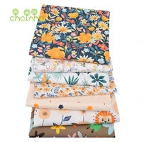 chainhoprinted twill cotton fabricblooming seriespatchwork cloth for diy quilting sewing baby childs home textiles material