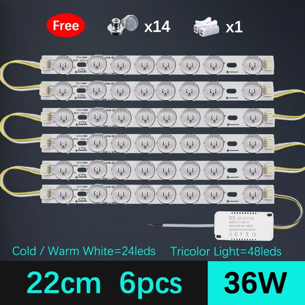 

Светодиодная панель 220В 22/31/41/52см