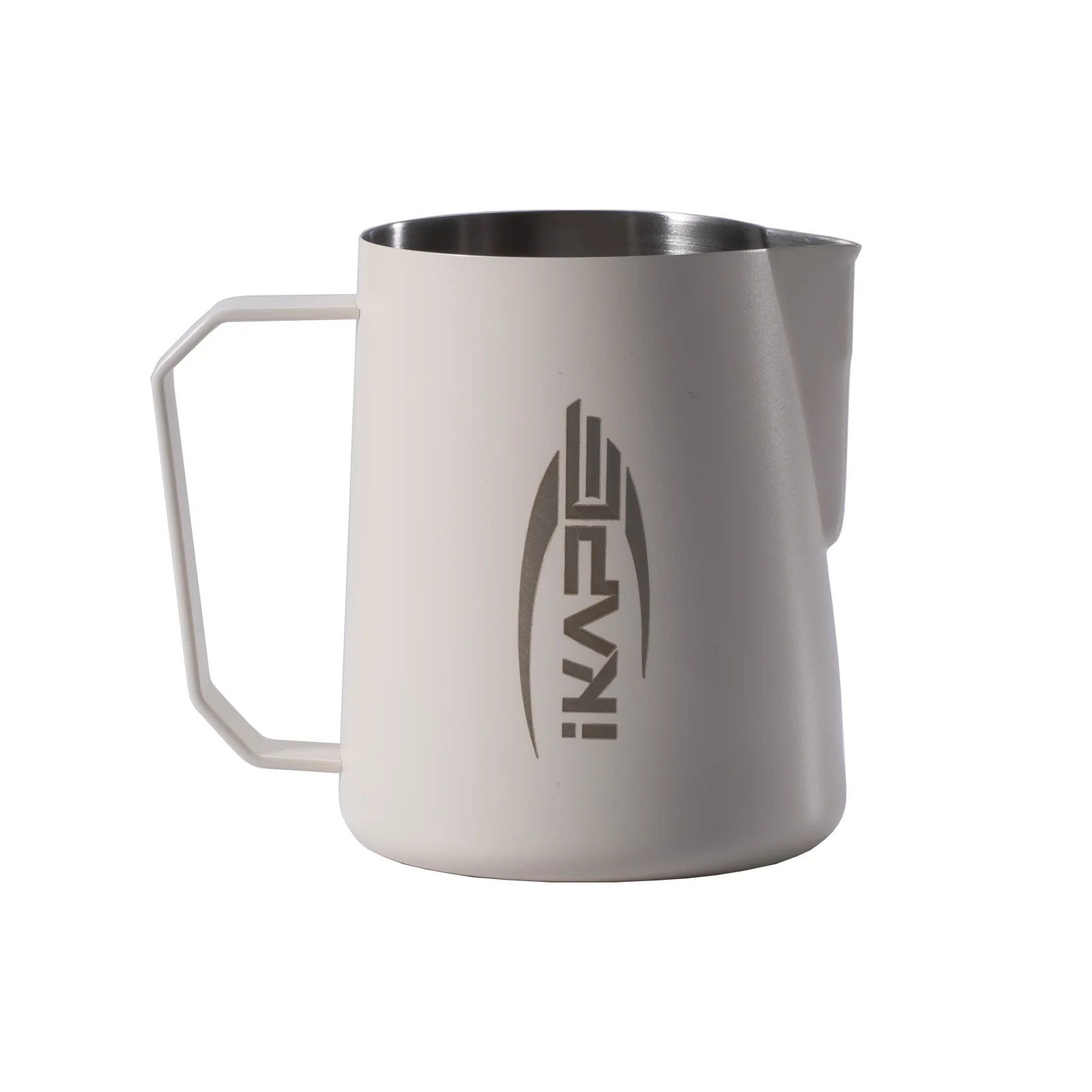 

IKAPE Coffee Products, Milk Frothing Pitcher, Stainless Steel Milk Steaming Pitchers Cappuccino Latte Art Barista Steam Pitchers