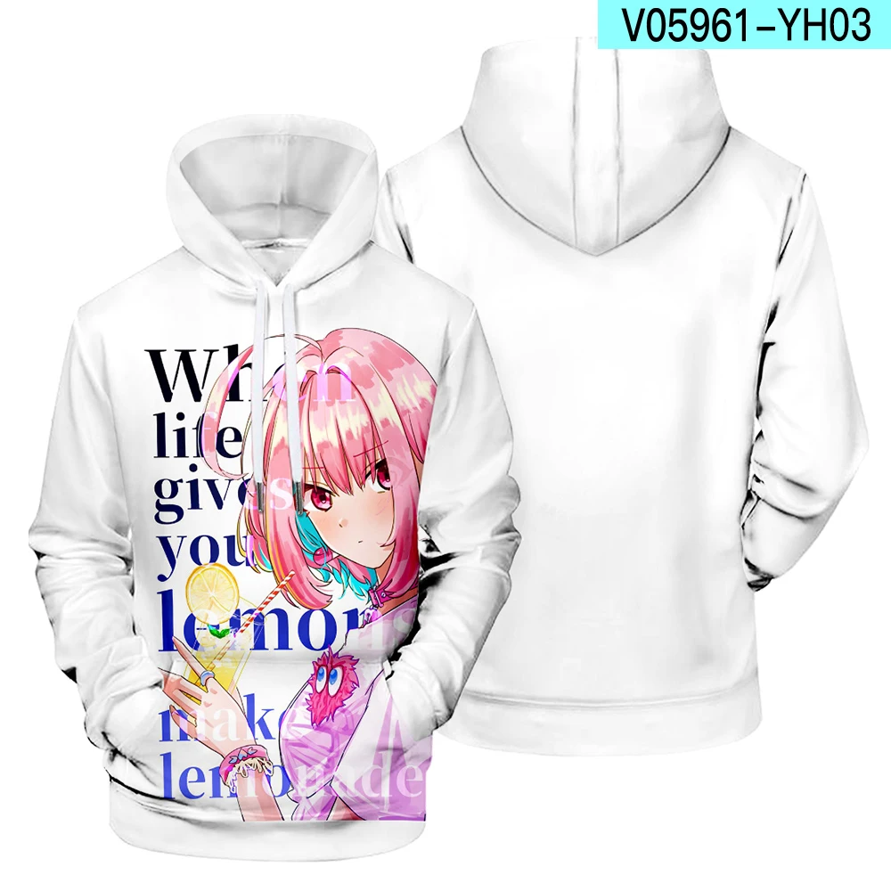 Summer Yumemi Riamu 3D Print Men/Women T-shirt Streetwear Kawaii Tshirt HOODIES The Hooded Zipper Hoodies Sweatshirt Clothes