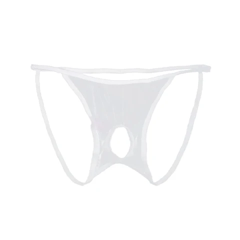 Мужские стринги ZYNCUE черные/белые из нейлона