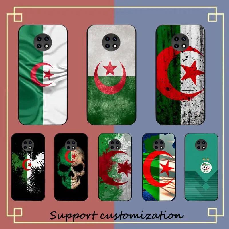 

Algeria Flag Phone Case For Xiaomi Redmi Note 8A 7 5 Note 8pro 8T 9Pro TPU Coque for note 6pro