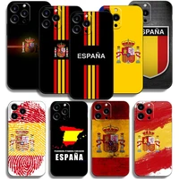Silicone Case for Apple iPhone Pro Max Plus Mini 13pro 6plus iPhon Glossy Phone Spain Coat Arms Flag