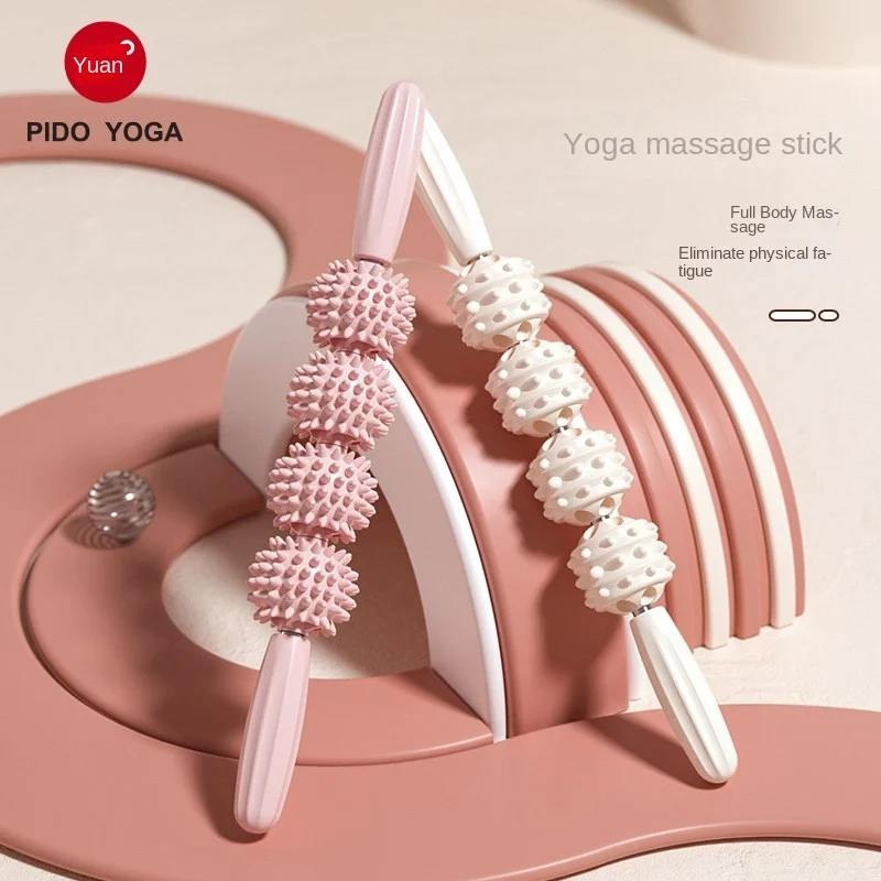 

SELFREE Massage Stick Calf Muscle Relaxer Roller Stick Yoga Column Massage Equipment Fitness Small Spike Ball Spike Stick Pelota