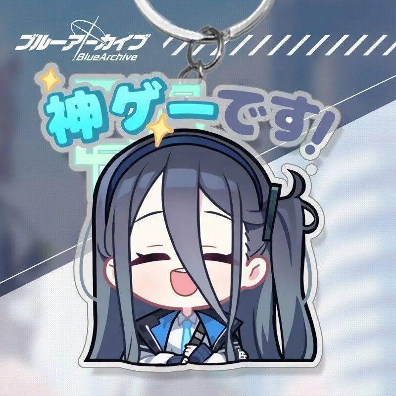 Синий архив Arona Sunaokami Shiroko Takanasi Hosino аниме брелок фигурки косплея брелоки для сумки