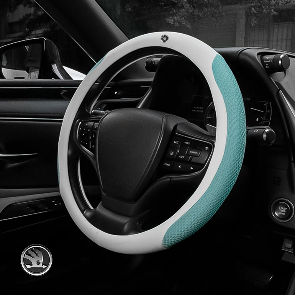 Универсальный автомобильный чехол на руль эластичный мягкий внутренний