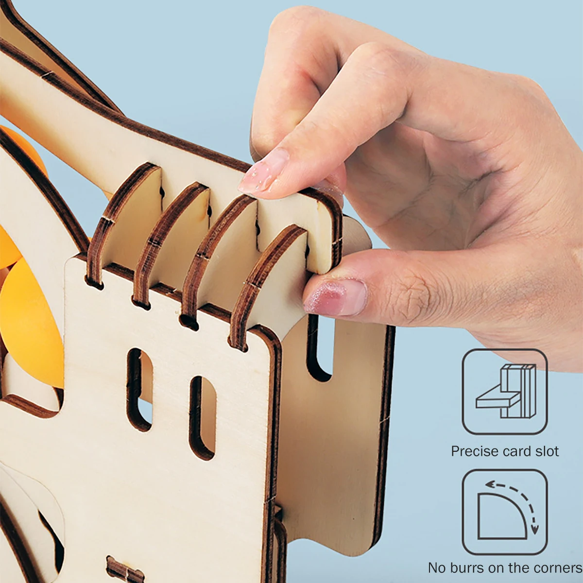 Деревянная 3d-модель пистолета игрушка в виде сделай сам образовательная