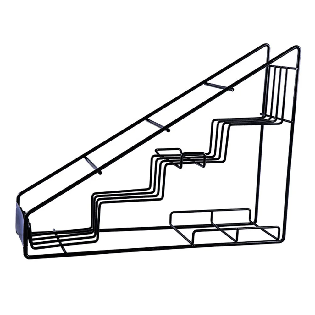 

Стойка для бутылок сиропа, стеллаж для хранения, стойка для кофейни, ступенчатая стойка для дома, кафе, магазина