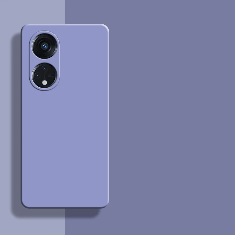 For OPPO Reno8 T 5G Case 6.7 Inch Original Liquid Silicone Rubber Shockproof Bumper OPPO Reno8 T 5G Cover For Reno8 T 5G Fundas