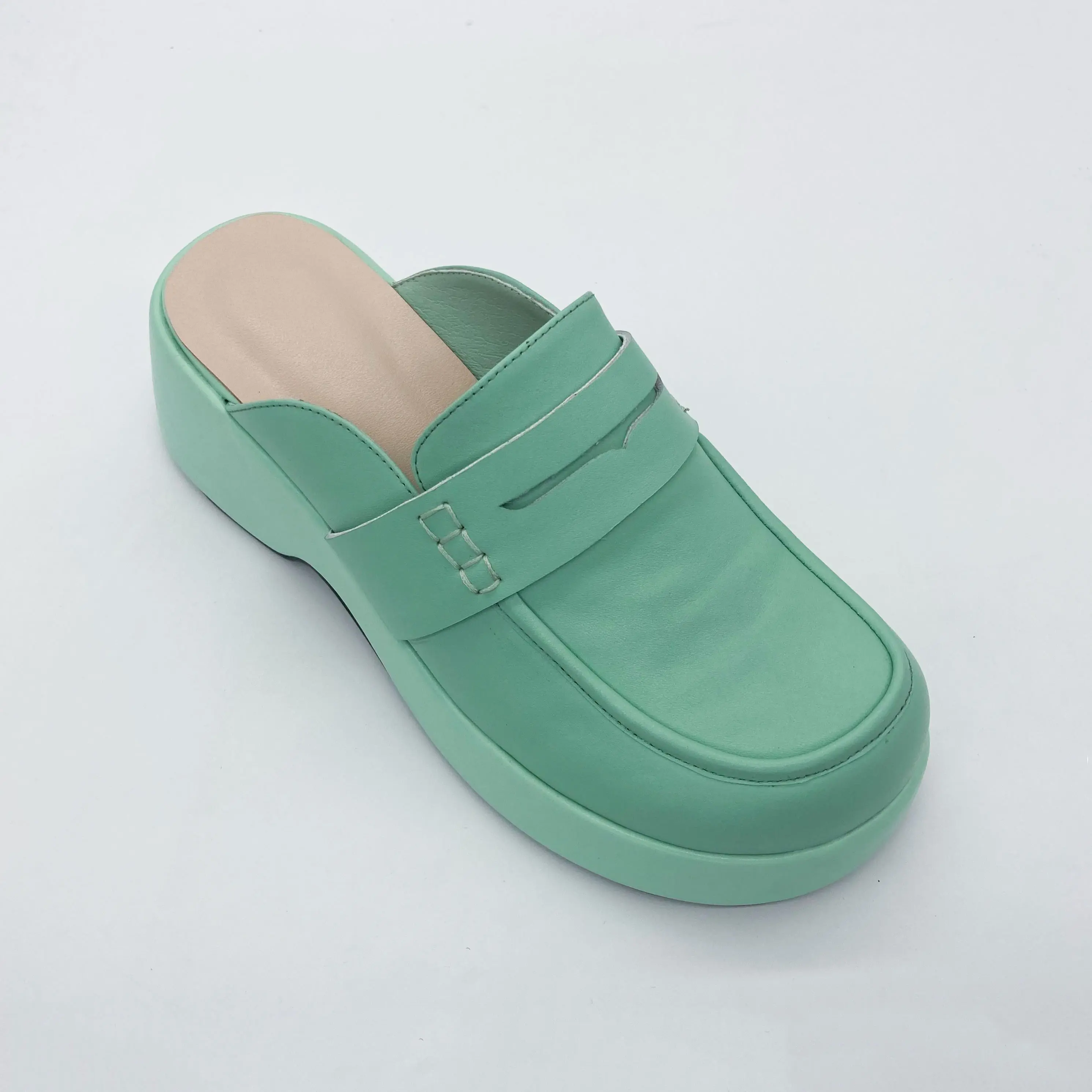 

Women's single shoes in spring and summer Leather women's shoes Flat 2022 new women's shoes Ladies Dress Platform shoes