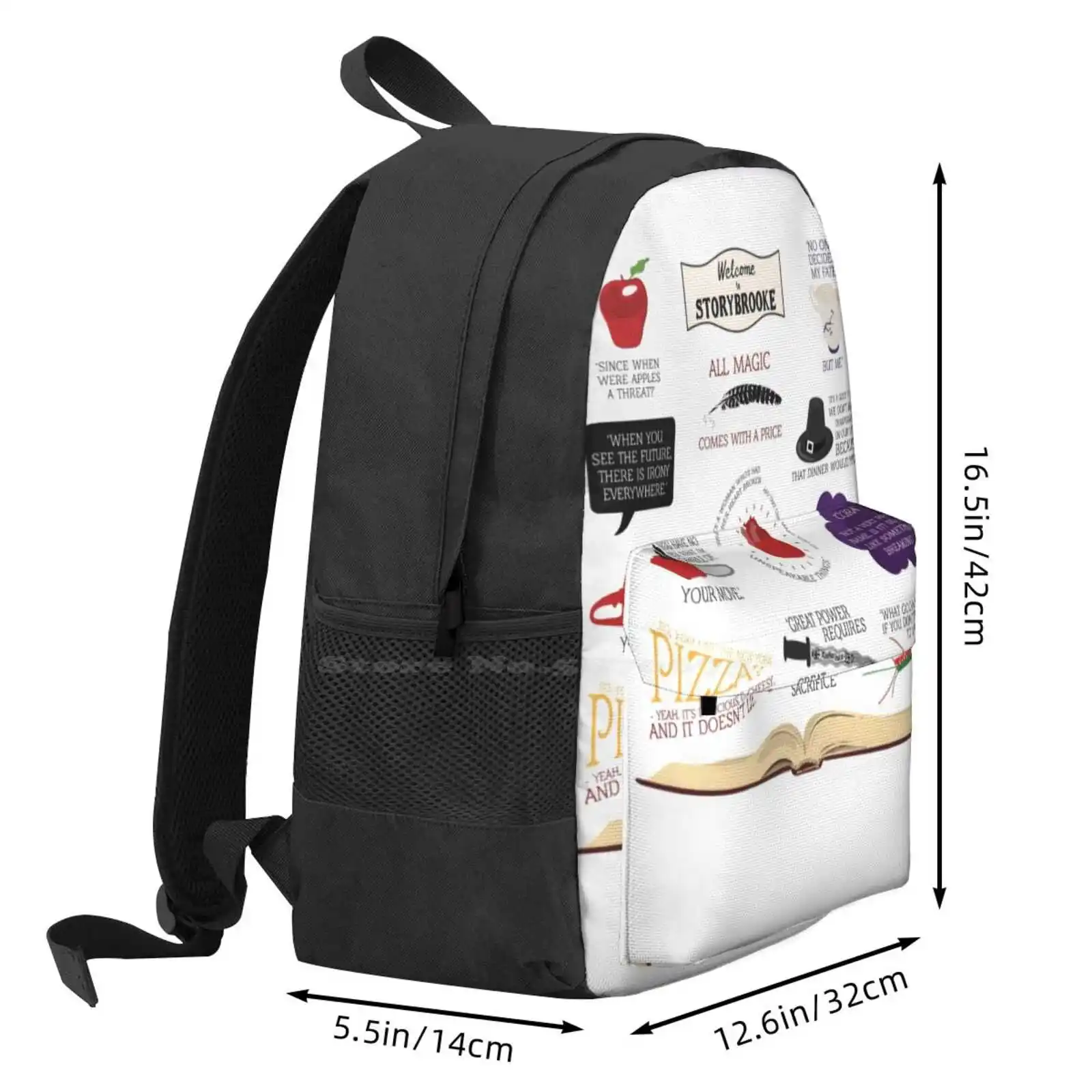 Лидер продаж школьный ранец Once Upon A Time с цитатами модные сумки ранцы Abc злобная