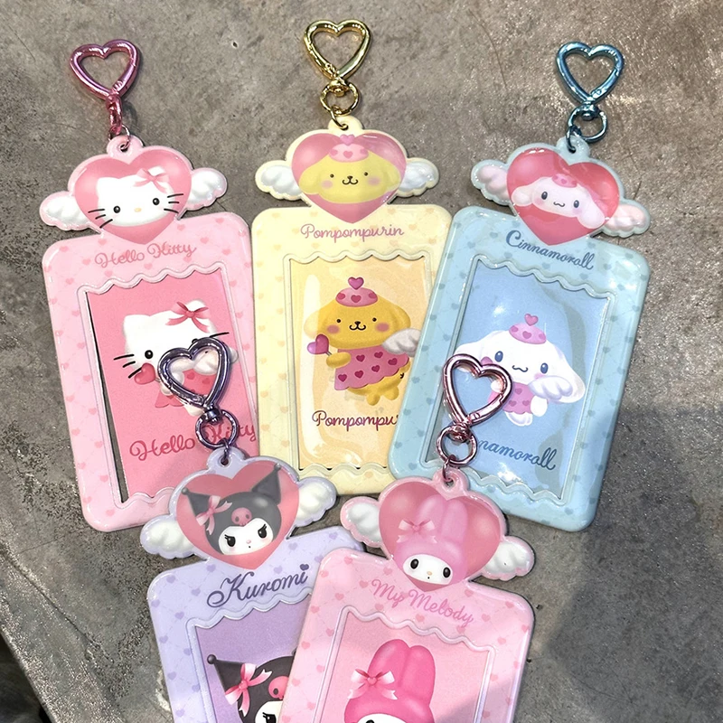 Держатель для фотокарточек с ангелом Kawaii Idol защитный чехол фото удостоверения