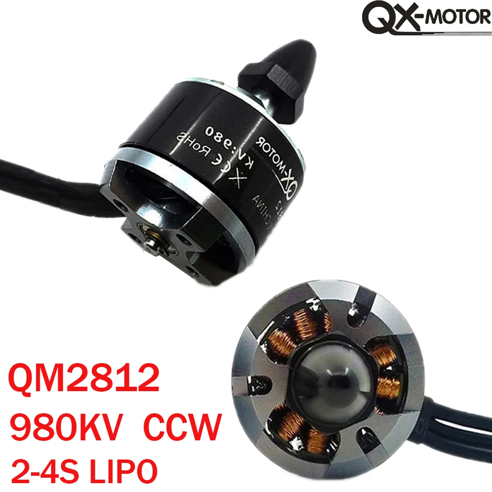 QX-Motor QM2812 (2212)CW/CCW 980KV Бесщеточный двигатель для F330 F450 F550 RC игрушки с дистанционным