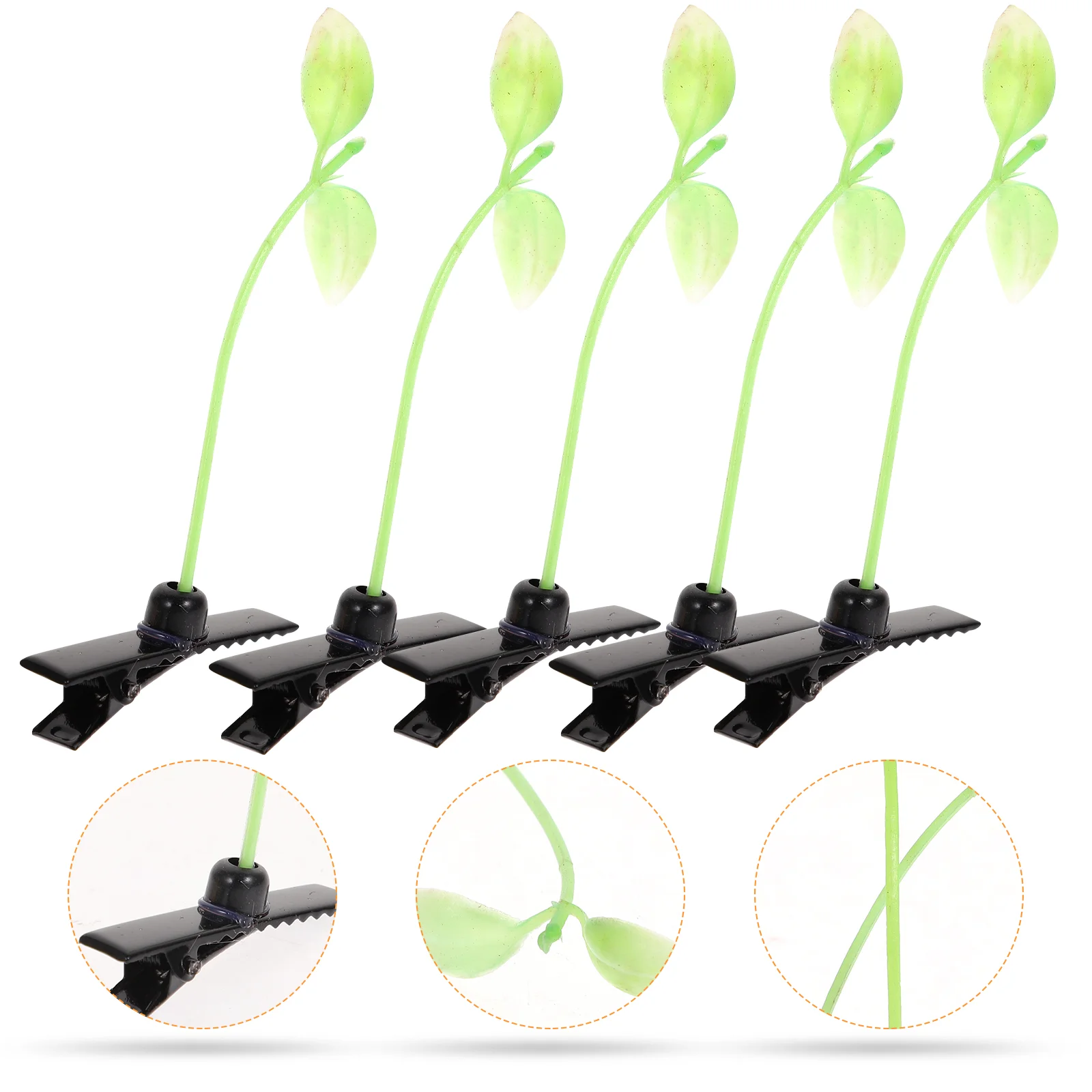 

Hair Sprout Clipclipswomen Bean Hairpin Barrette Pin Accessories Littlegirls Hairpins Barrettes Headband Leaf Pea Funnygirl