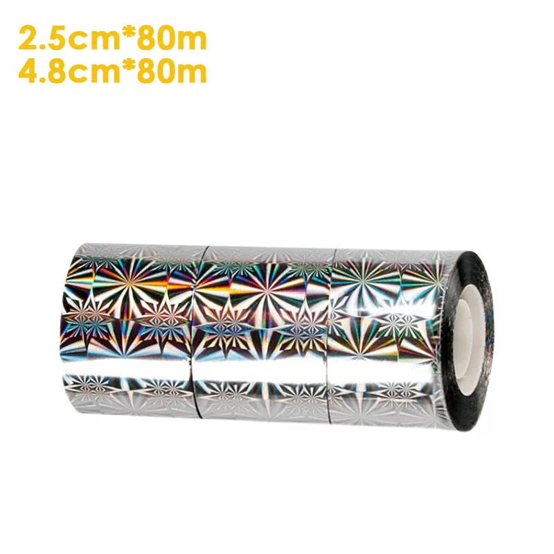 

II Generation Bird Repeller Tape Anti Pigeons Flashing Reflective Bird Repellent 80M/100M Waterproof Away Pigeons Scare Ribbon