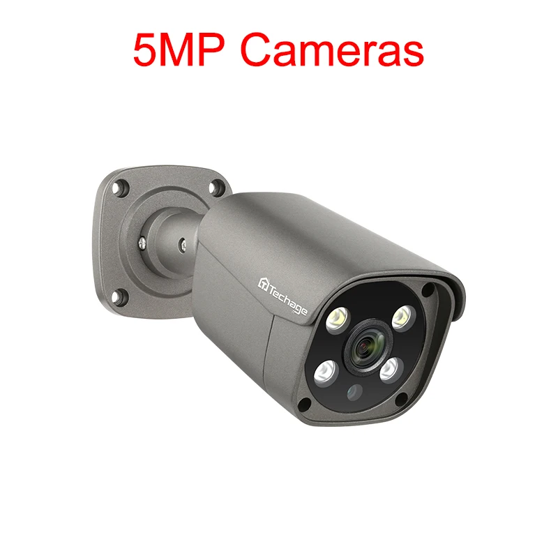

Techage 8MP POE IP камера с двухсторонней аудиосвязью