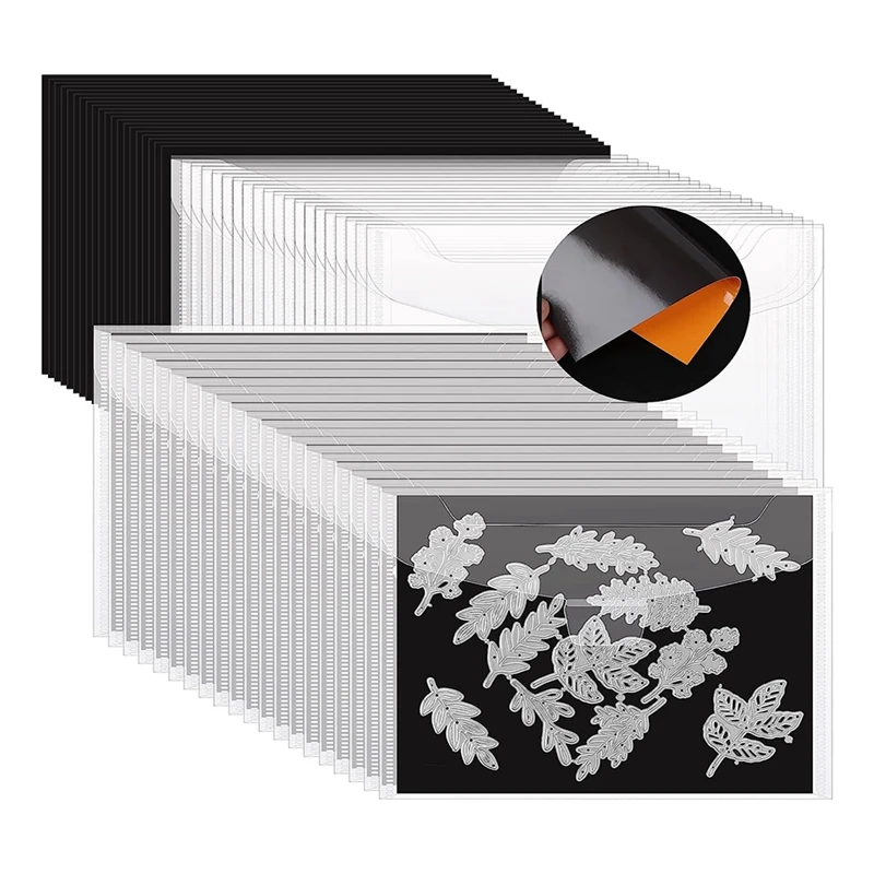 Мешки для штампов и резиновые магнитные листы хранения высечек скрапбукинг