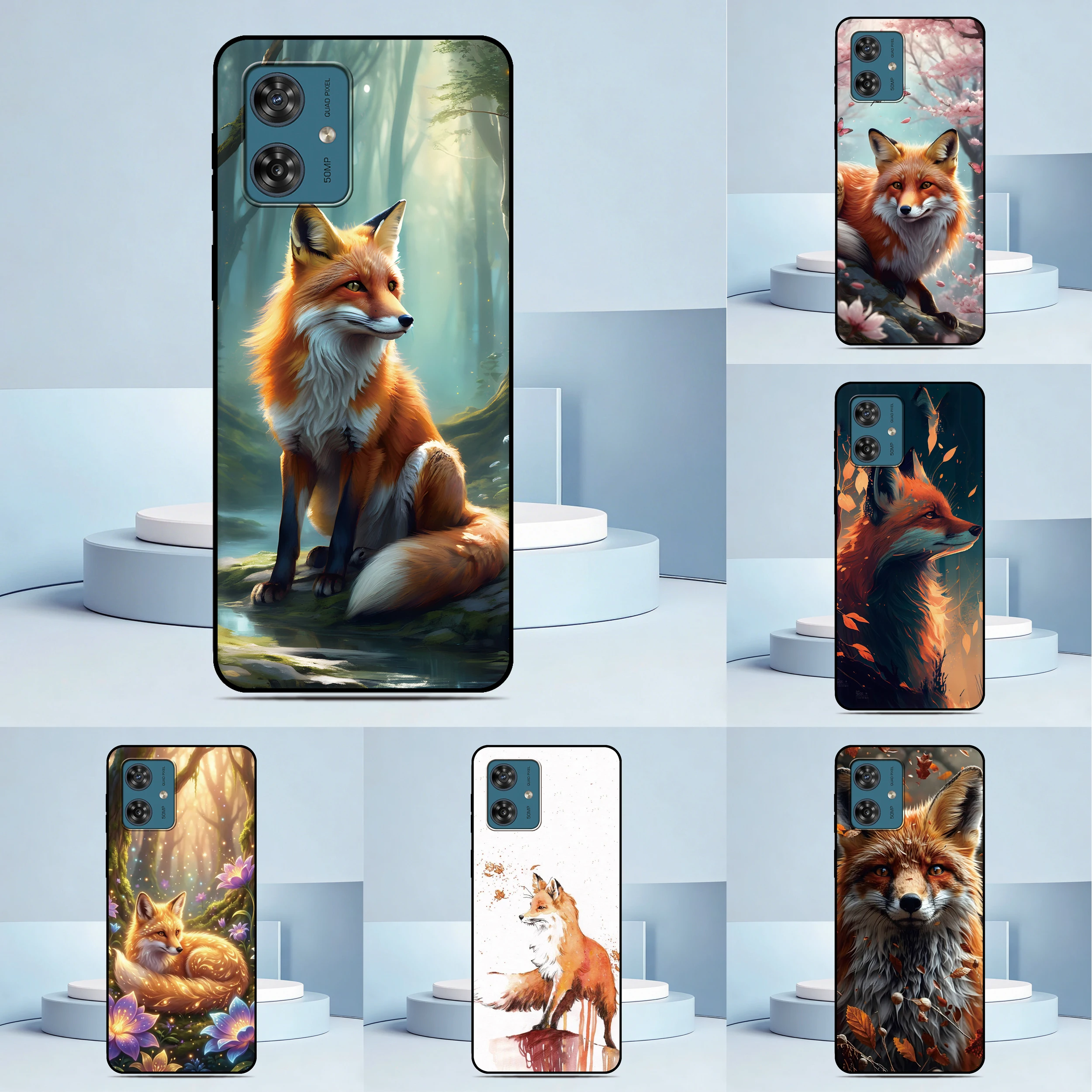 Фото Чехол для телефона Fox Lovely для Sony Xperia 1 VIII 10 VII 5 VI V IV III II XZ5 XZ4 XZ3 XZ2 XA2 L3 6 7 8, задняя крышка с индивидуальной фотографией №1