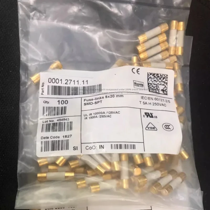 

Оригинальный швейцарский предохранитель SCHURTER T1A-T16A 5x20 мм