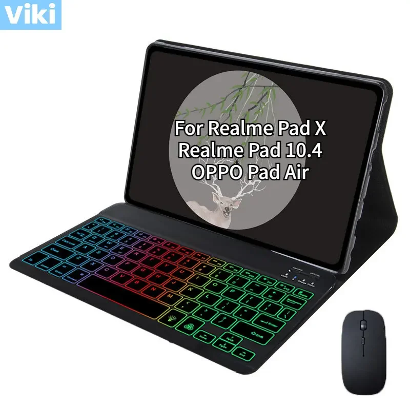 Съемный чехол для клавиатуры и мыши с беспроводной Bluetooth-подсветкой Realme Pad X 10 4 OPPO