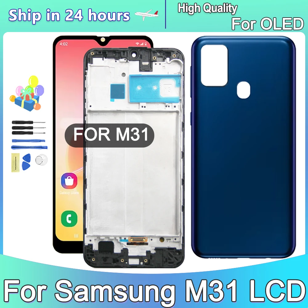 Для Samsung M31 ЖК-дисплей M315 M315F SM-M315F дигитайзер сенсорного экрана ремонт для отдел