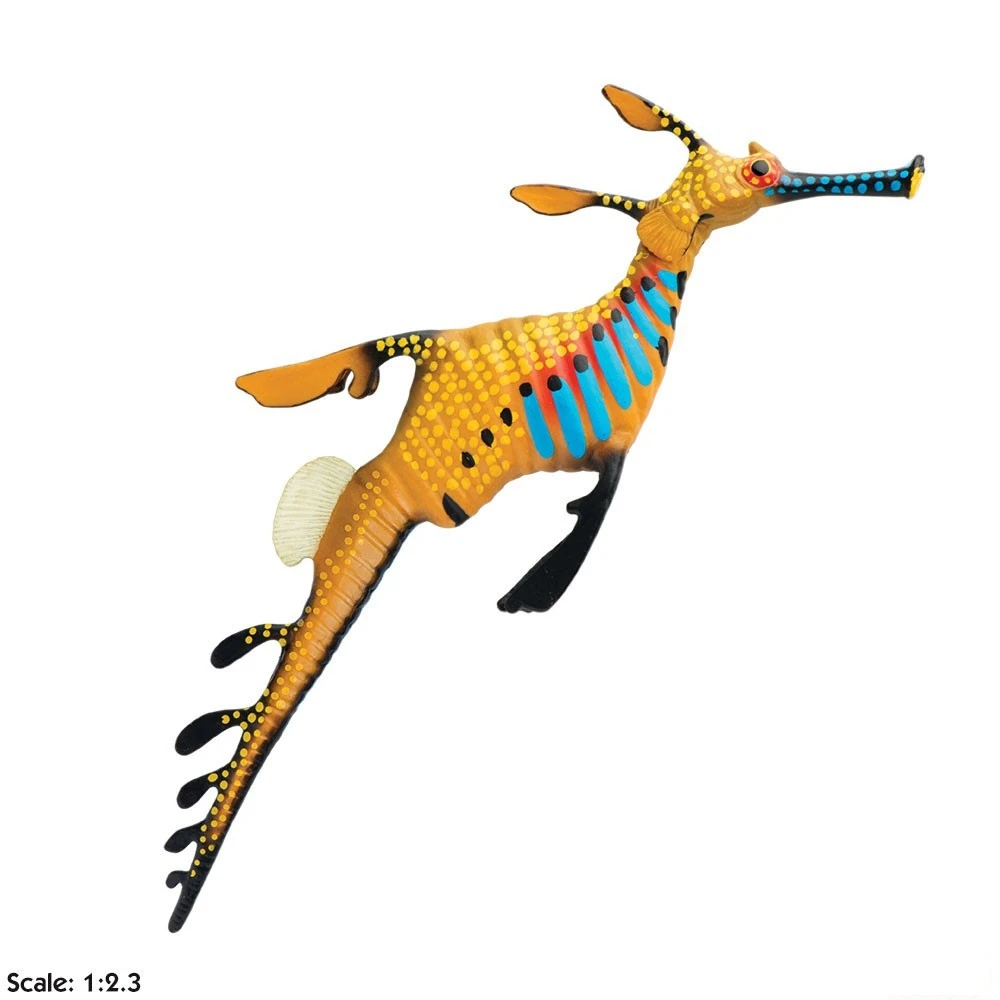 

Фигурка из ПВХ, игрушка, филлоптерикс taeniolatus, трава, морской дракон