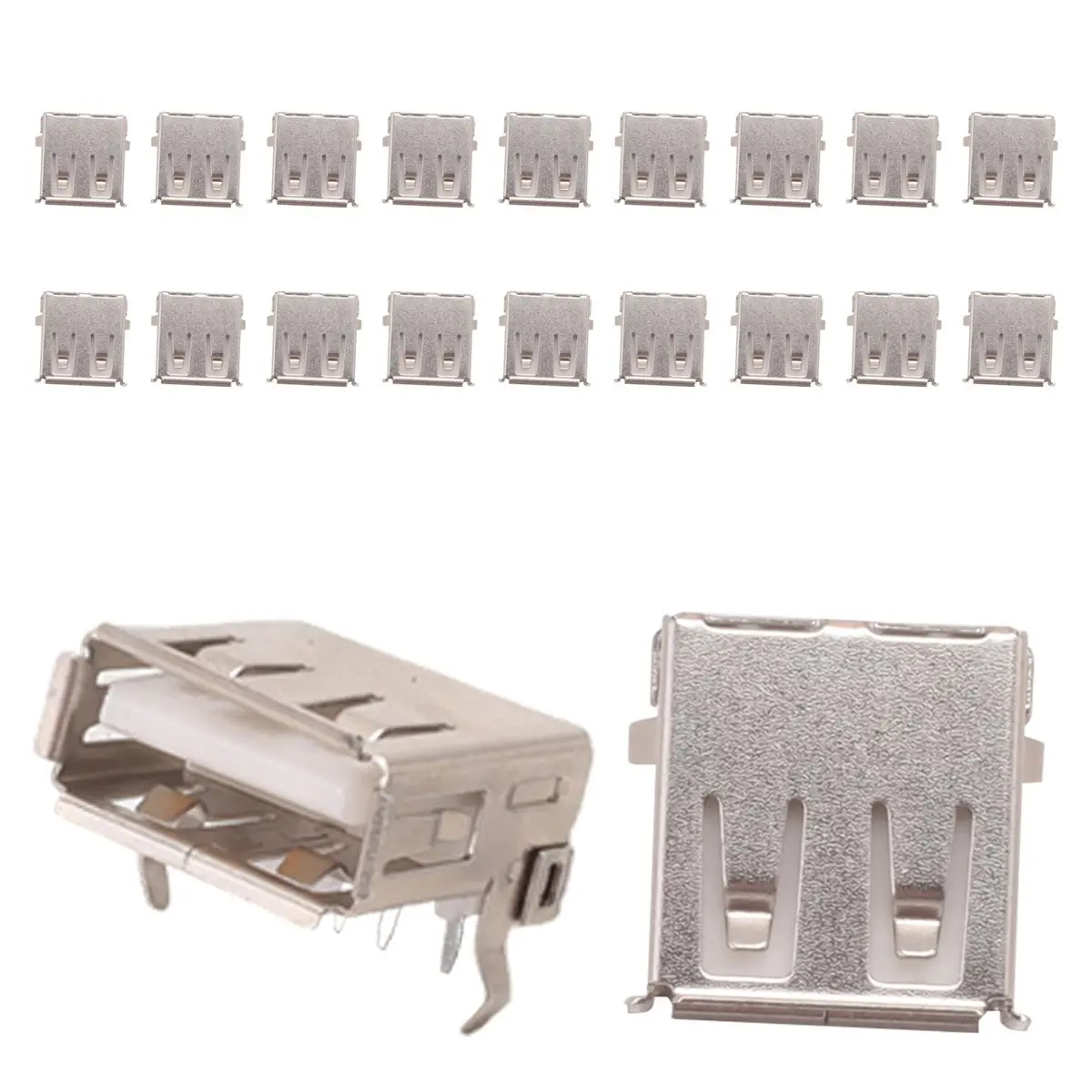 Фото A40I 20 шт. USB-разъем типа A, 4-контактный, DIP, угловой, гнездовой, соединительный №5