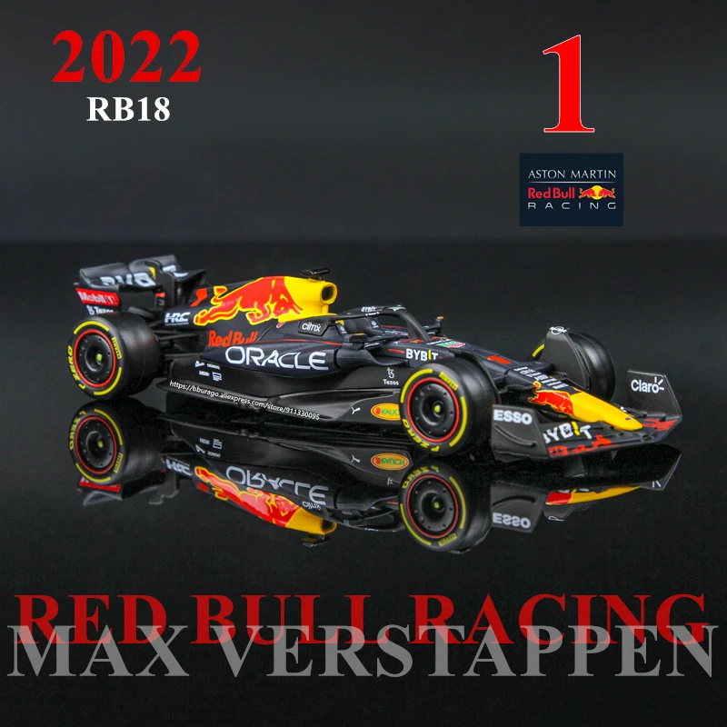 

Bburago 1:43 2022 F1 Red Bull Racing RB18 1# Verstappen 11# Perez Special Paint Formula One Alloy Super Toy Car Model