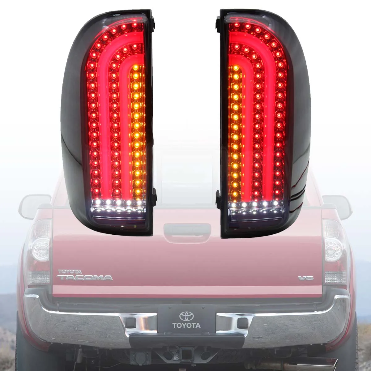 

2PCS Tail Light FOR Toyota Tacoma 2005-2015 LED Taillight Car Accessories