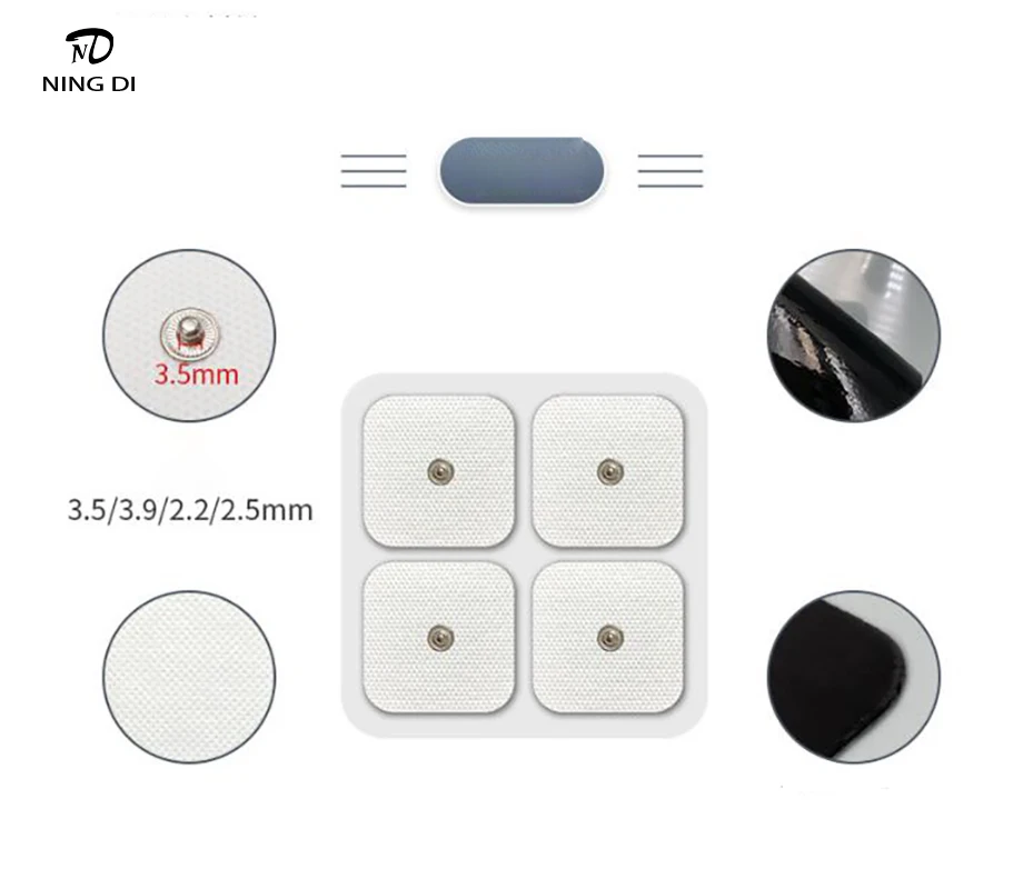 5x5 см десятки блоков 4 шт. сменные детские накладки накладок для электротерапии