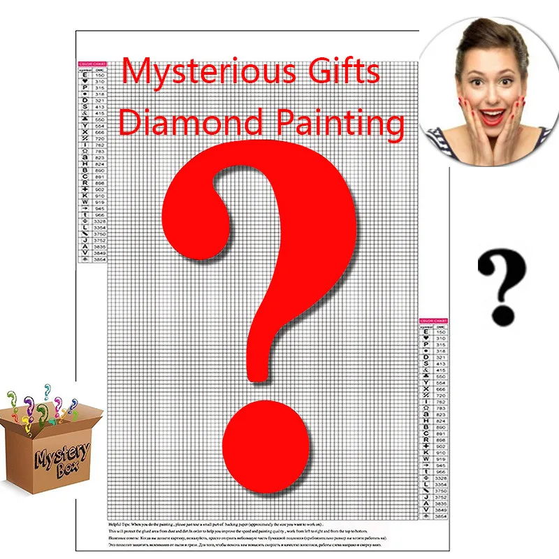 

5D DIY Mystery Diamond Painting Different Styles Picture Full Square Round Diamond Embroidery Mosaic Cross Stitch Kit Home Decor