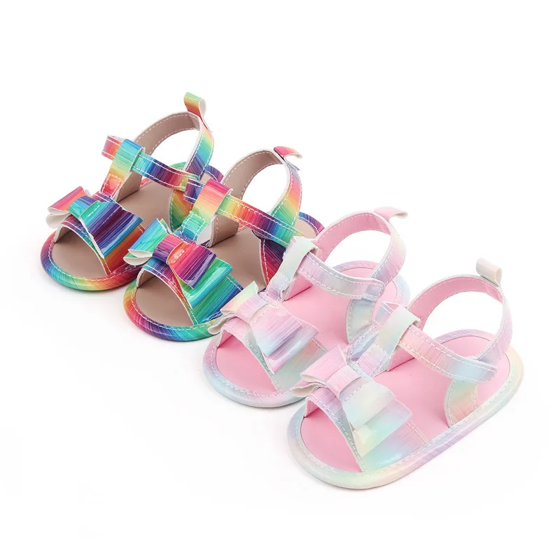 

Summer Colorful Shoes Slippers Sandals Newborn Baby Girls Baby Flat Heels Cute Slippers Children's Garden Shoes Toddler Shoes