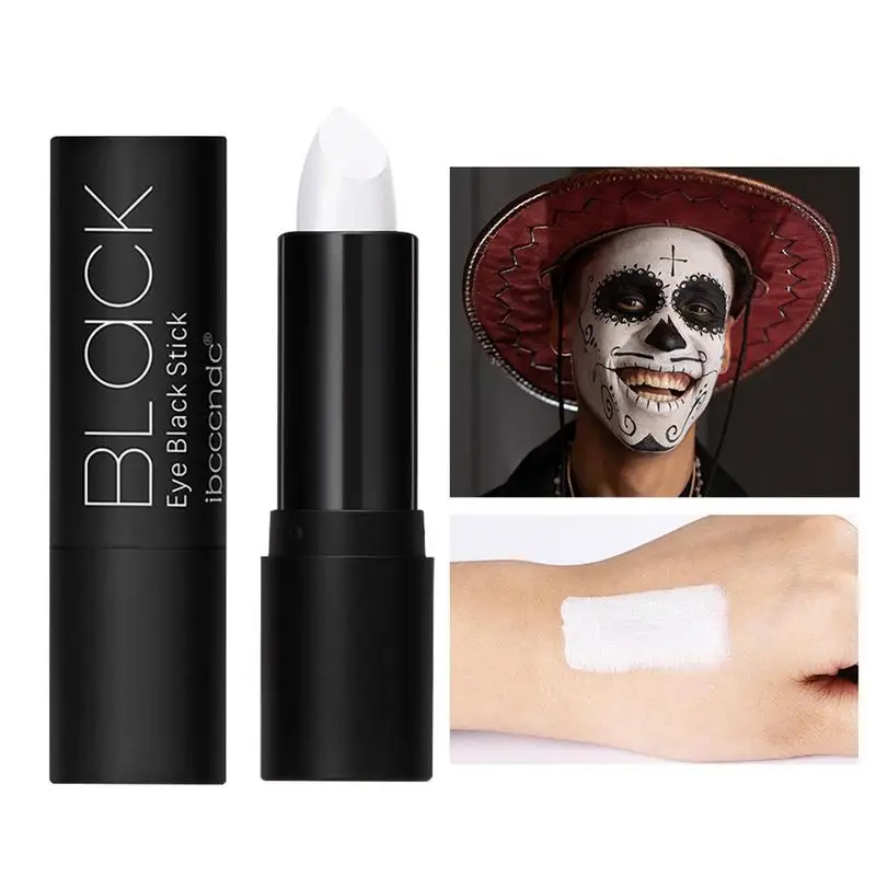 

Черная Основа Под глаз, яркая краска для тела, кремовая черная трубка, черные осветительные палочки для Хэллоуина, косплей, макияжа