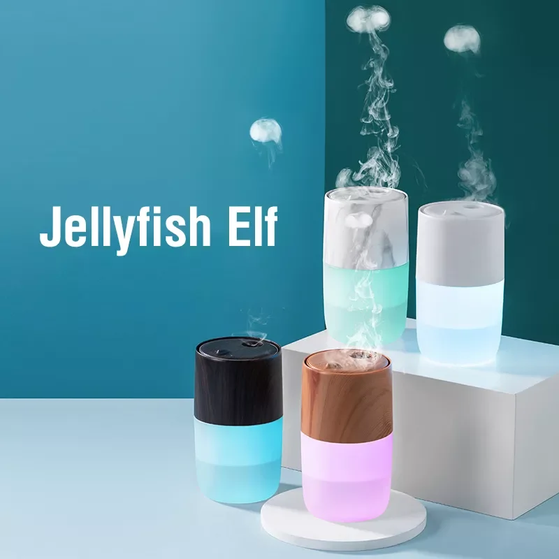 

Wireless Rechargeable Ultrasonic Air Humidifier Essential Oil Aroma Diffuser Smoke Ring Mist Maker Aromatherapy Diffuser