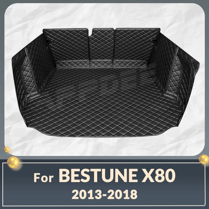 

Автомобильный коврик для багажника с полным покрытием для BESTUNE X80 2013-2018 17 16 15 14, коврик для багажника автомобиля, подкладка для груза, защитные аксессуары для интерьера