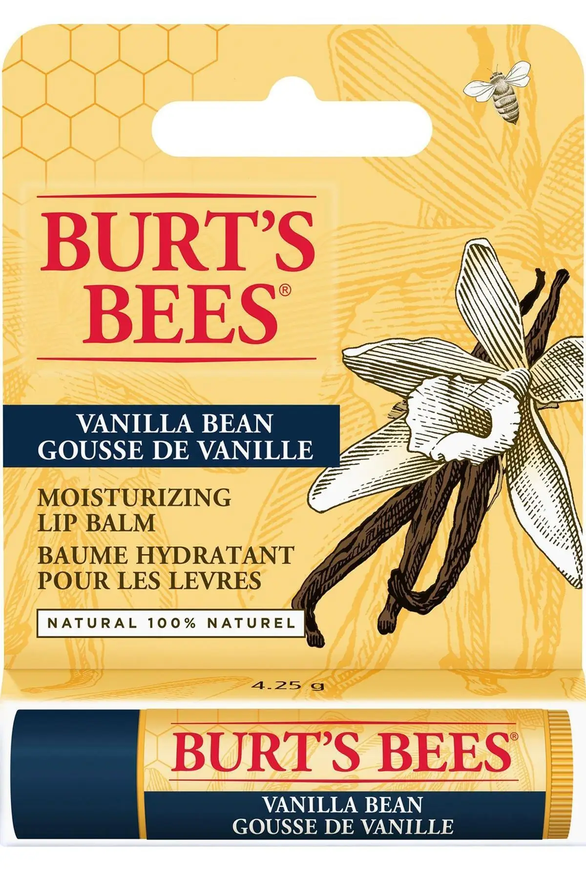 

Burt's Bees Vanilla Flavored Lip Care Cream - Vanilla Lip Balm 4.25g